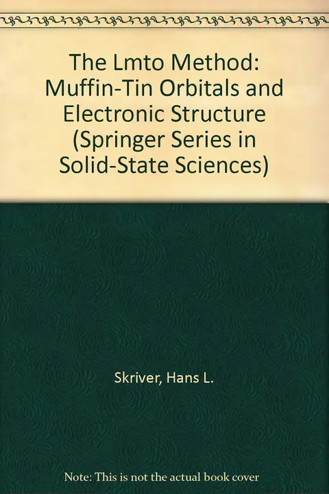 Cover of The Lmto Method