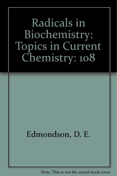 Cover of Radicals in Biochemistry