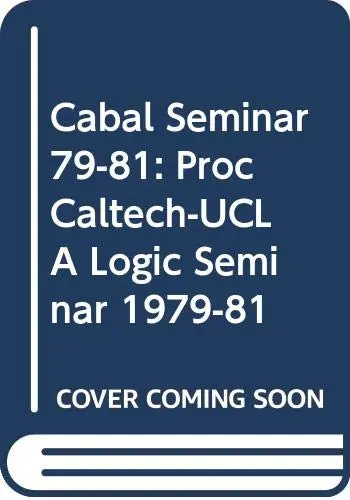 Cover of Cabal Seminar 79-81