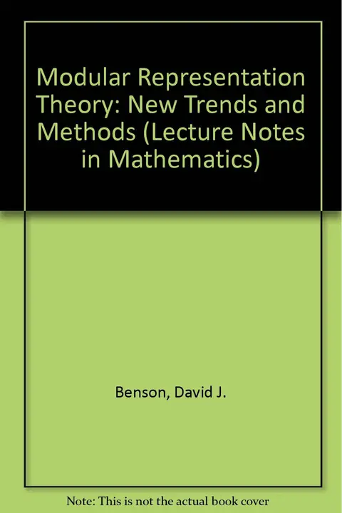 Cover of Modular Representation Theory