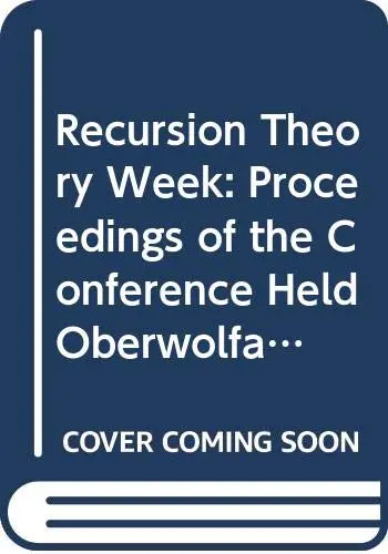 Cover of Recursion Theory Week