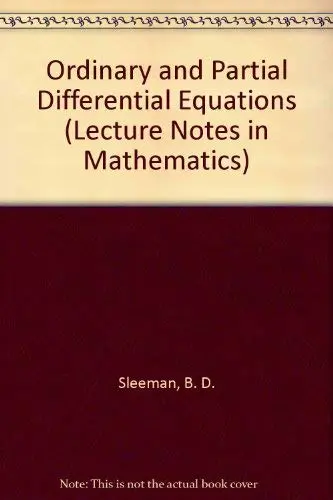 Cover of Ordinary and Partial Differential Equations