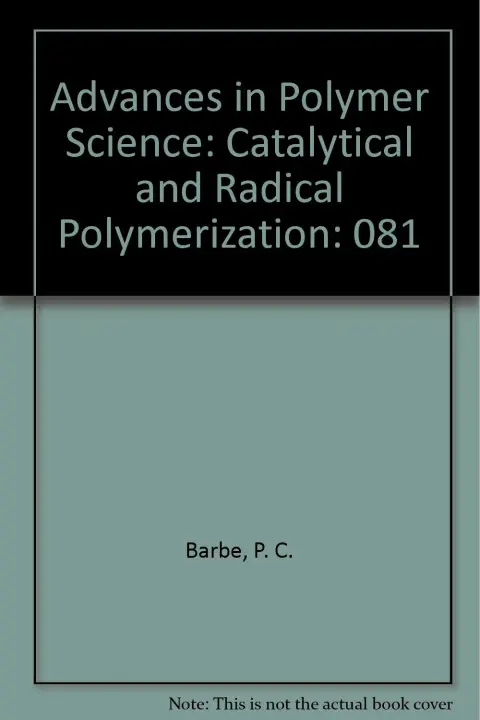 Cover of Advances in Polymer Science