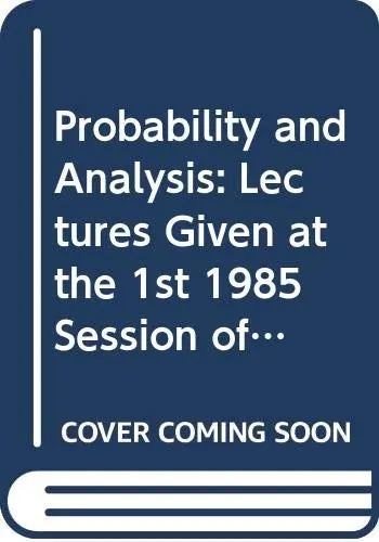 Cover of Probability and Analysis