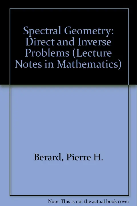 Cover of Spectral Geometry