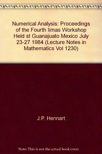 Cover of Numerical analysis