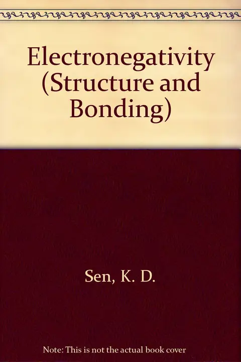 Cover of Electronegativity