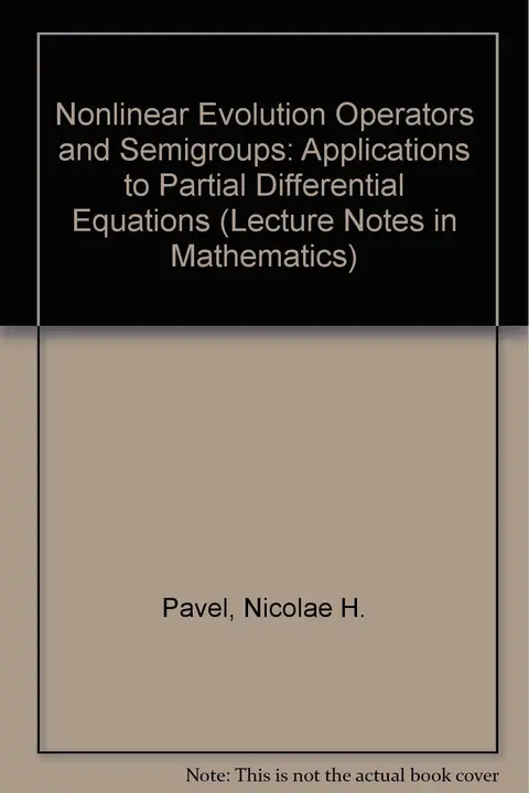 Cover of Nonlinear Evolution Operators and Semigroups