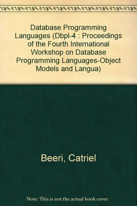 Cover of Database Programming Languages (Dbpl-4