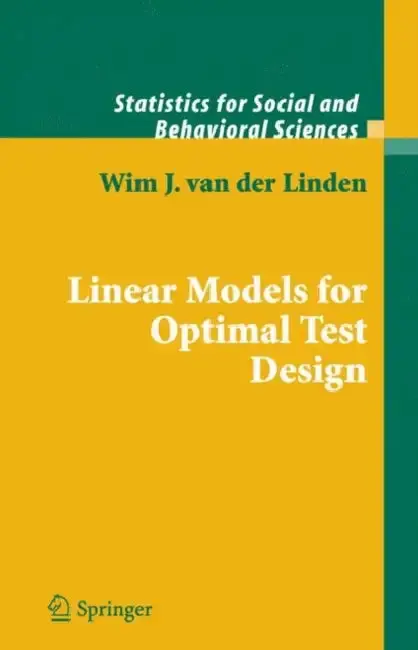 Cover of Linear Models for Optimal Test Design