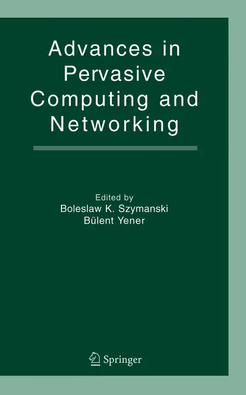 Cover of Advances in Pervasive Computing and Networking