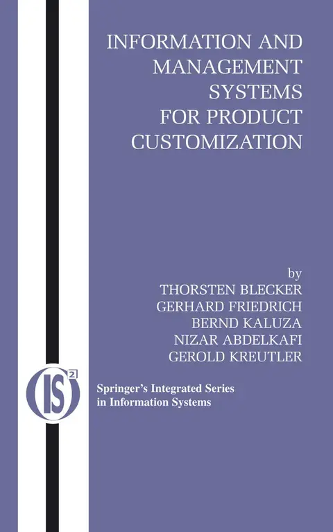 Cover of Information and Management Systems for Product Customization