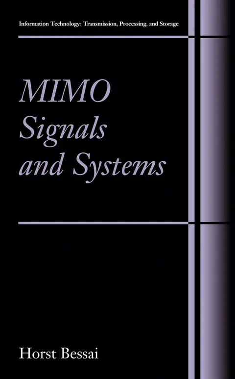Cover of Mimo Signals and Systems