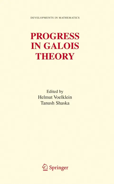 Cover of Progress in Galois Theory