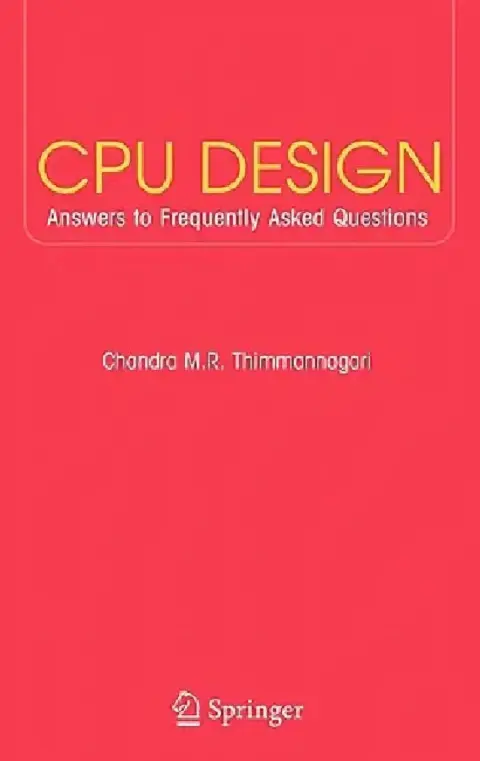 Cover of CPU Design