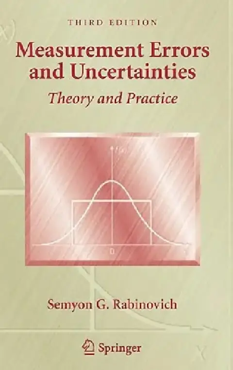 Cover of Measurement Errors and Uncertainties