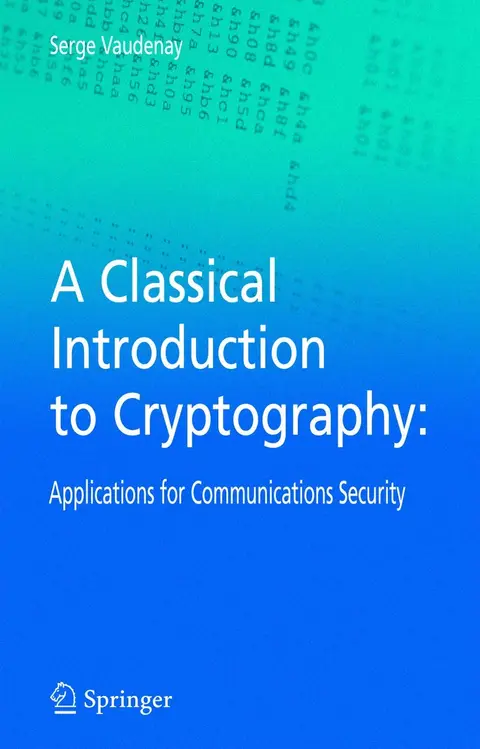 Cover of A Classical Introduction to Cryptography