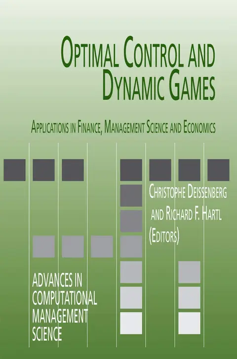 Cover of Optimal Control and Dynamic Games