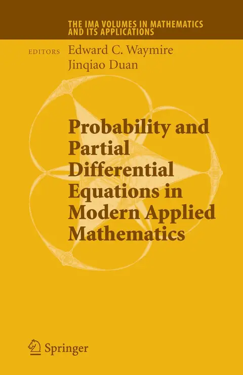 Cover of Probability and Partial Differential Equations in Modern Applied Mathematics
