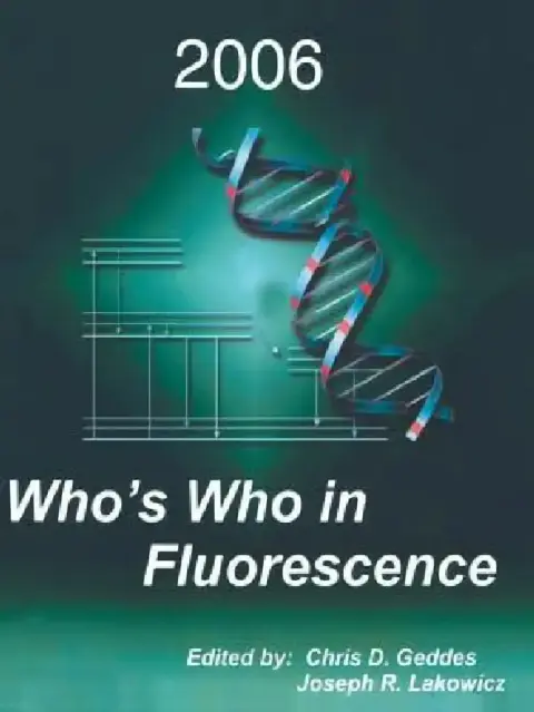 Cover of Who's Who in Fluorescence