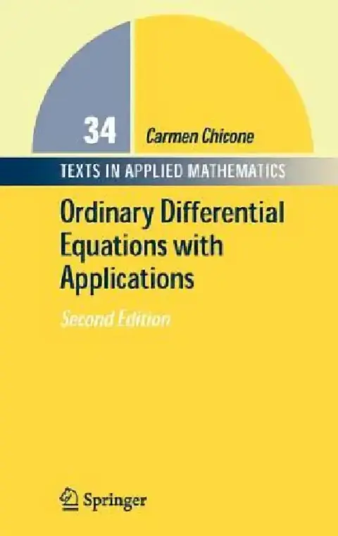 Cover of Ordinary Differential Equations with Applications