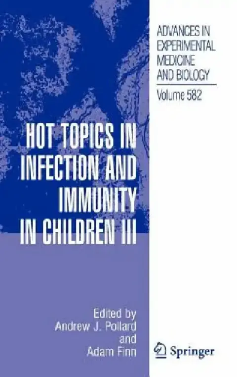 Cover of Hot Topics in Infection and Immunity in Children III