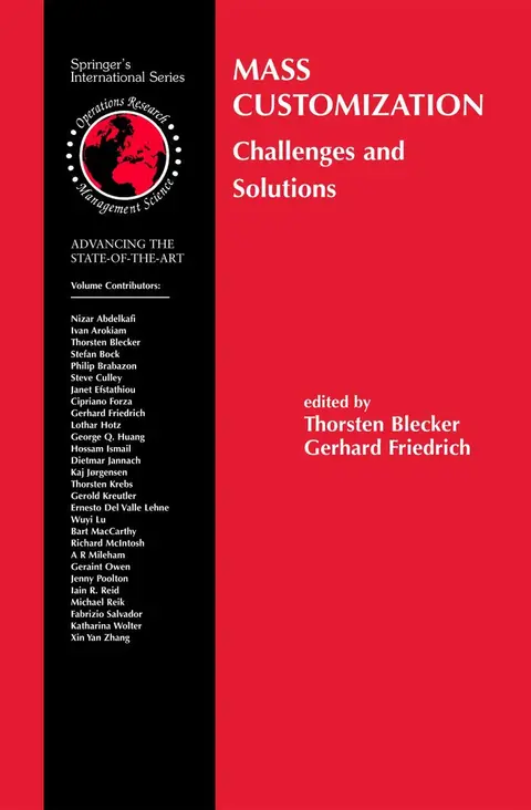 Cover of Mass Customization