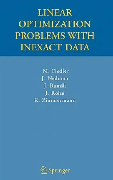 Cover of Linear Optimization Problems with Inexact Data