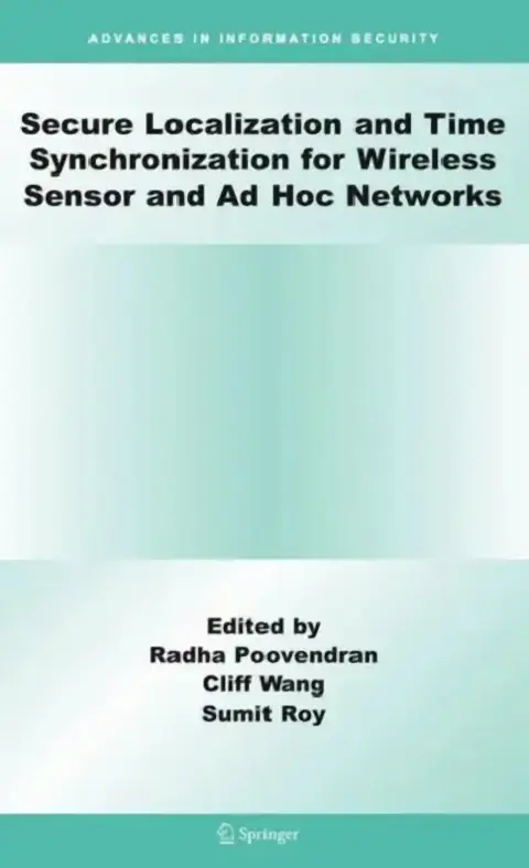 Cover of Secure Localization and Time Synchronization for Wireless Sensor and AD Hoc Networks