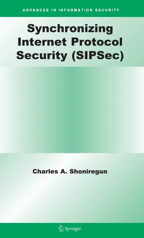 Cover of Synchronizing Internet Protocol Security (Sipsec)