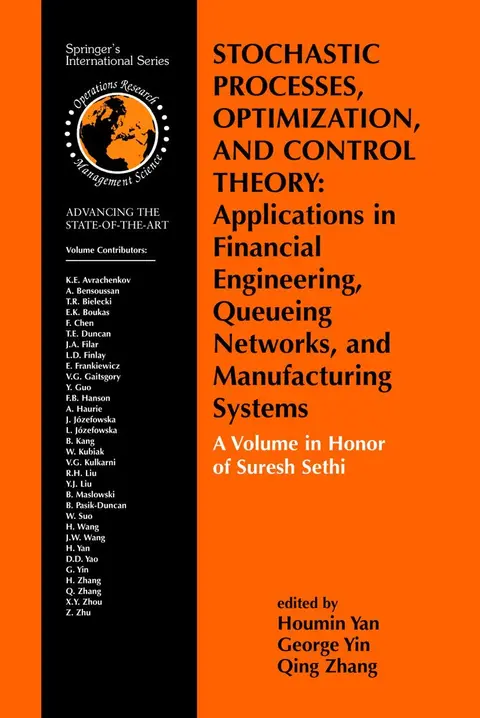 Cover of Stochastic Processes, Optimization, and Control
