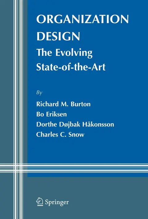Cover of Organization Design