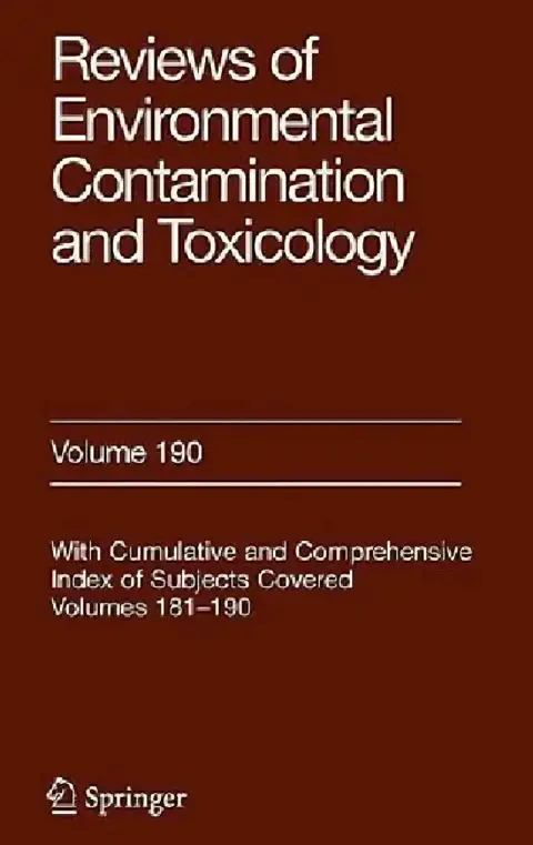 Cover of Reviews of Environmental Contamination and Toxicology 190