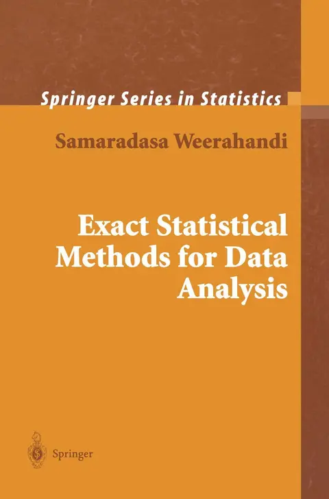 Cover of Exact Statistical Methods for Data Analysis