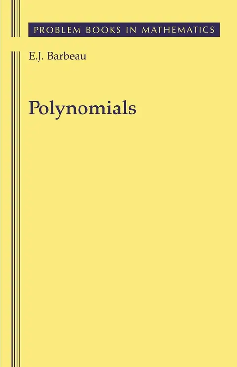 Cover of Polynomials