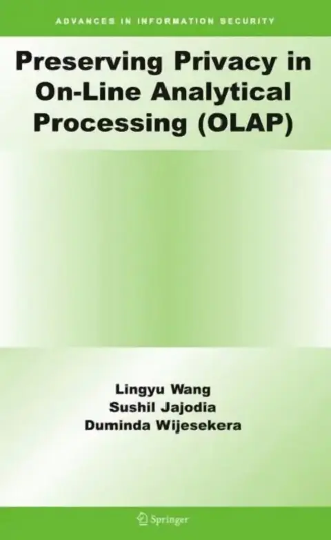 Cover of Preserving Privacy in On-Line Analytical Processing (Olap)