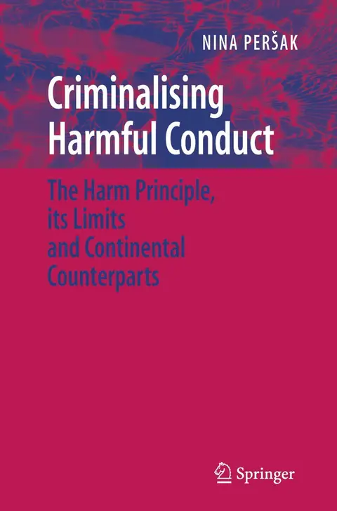 Cover of Criminalising Harmful Conduct