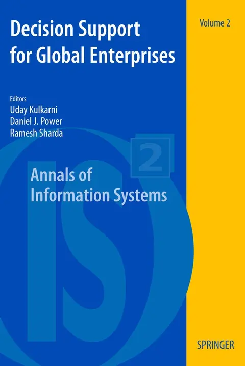 Cover of Decision Support for Global Enterprises