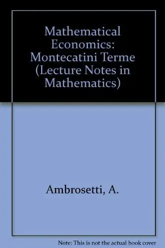Cover of Mathematical Economics