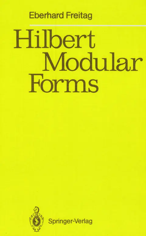 Cover of Hilbert Modular Forms