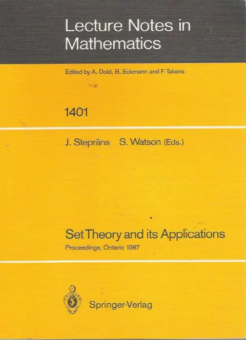 Cover of Set Theory and Its Applications