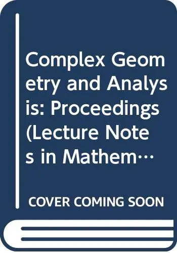 Cover of Complex Geometry and Analysis