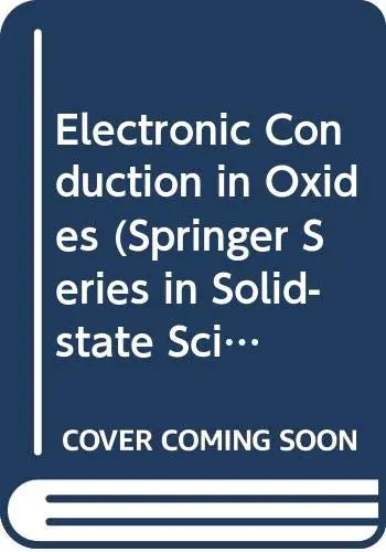 Cover of Electronic Conduction in Oxides
