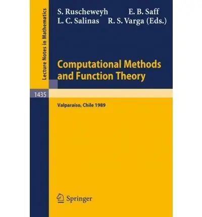 Cover of Computational Methods and Function Theory
