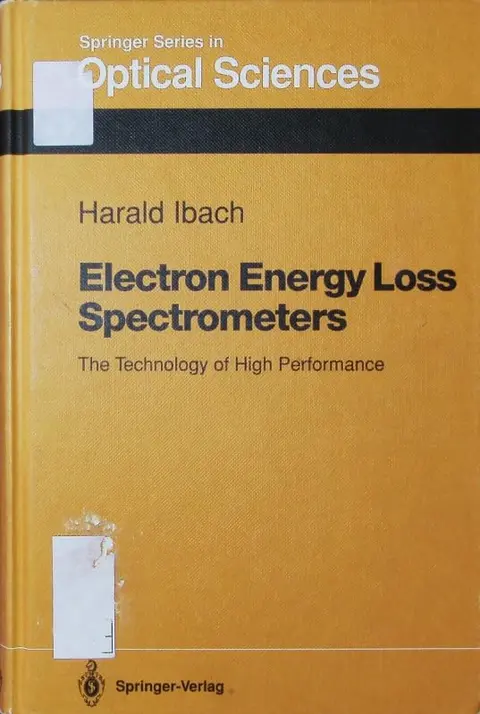 Cover of Electron Energy Loss Spectrometers