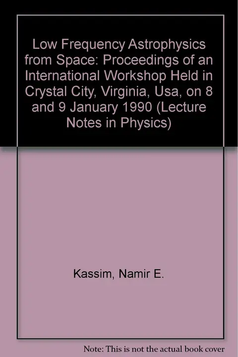 Cover of Low Frequency Astrophysics from Space