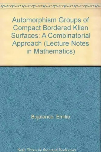 Cover of Automorphism Groups of Compact Bordered Klien Surfaces