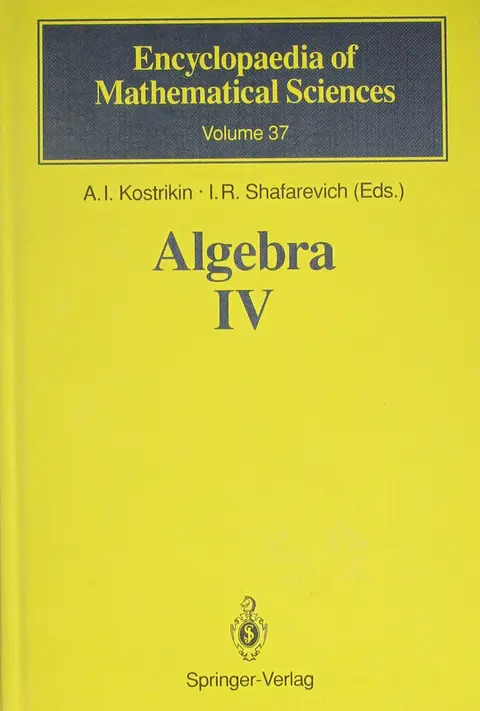 Cover of Algebra Iv