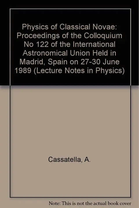 Cover of Physics of Classical Novae