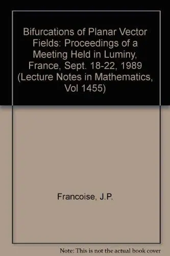 Cover of Bifurcations of Planar Vector Fields